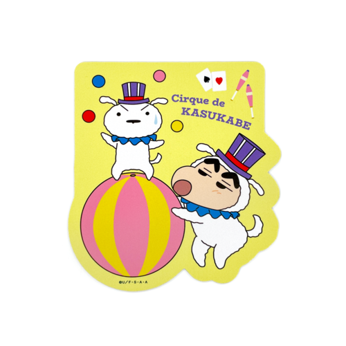 クレヨンしんちゃん モコモコ缶バッジ（ランダム9種） シルクド